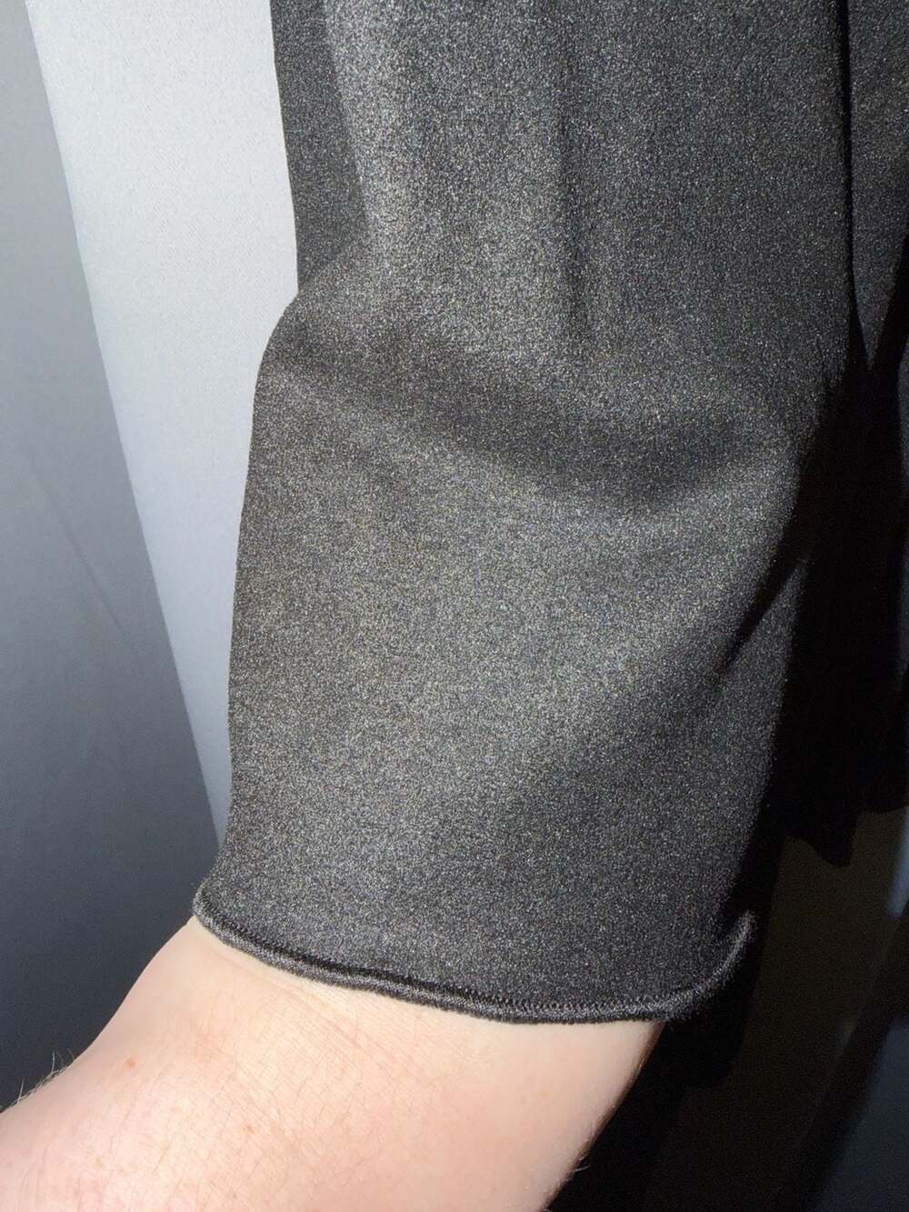 Size 10 Medium BloomChic Faux Suede Tie Wrap Cardigan Jacket Black - Picture 6 of 8